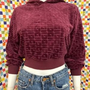 Guess velvet hoodie